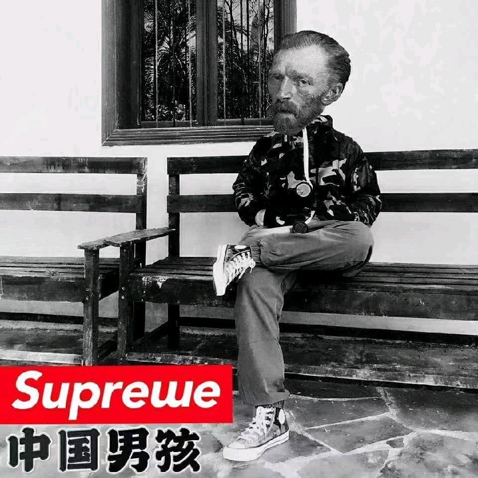骑老太太闯红灯