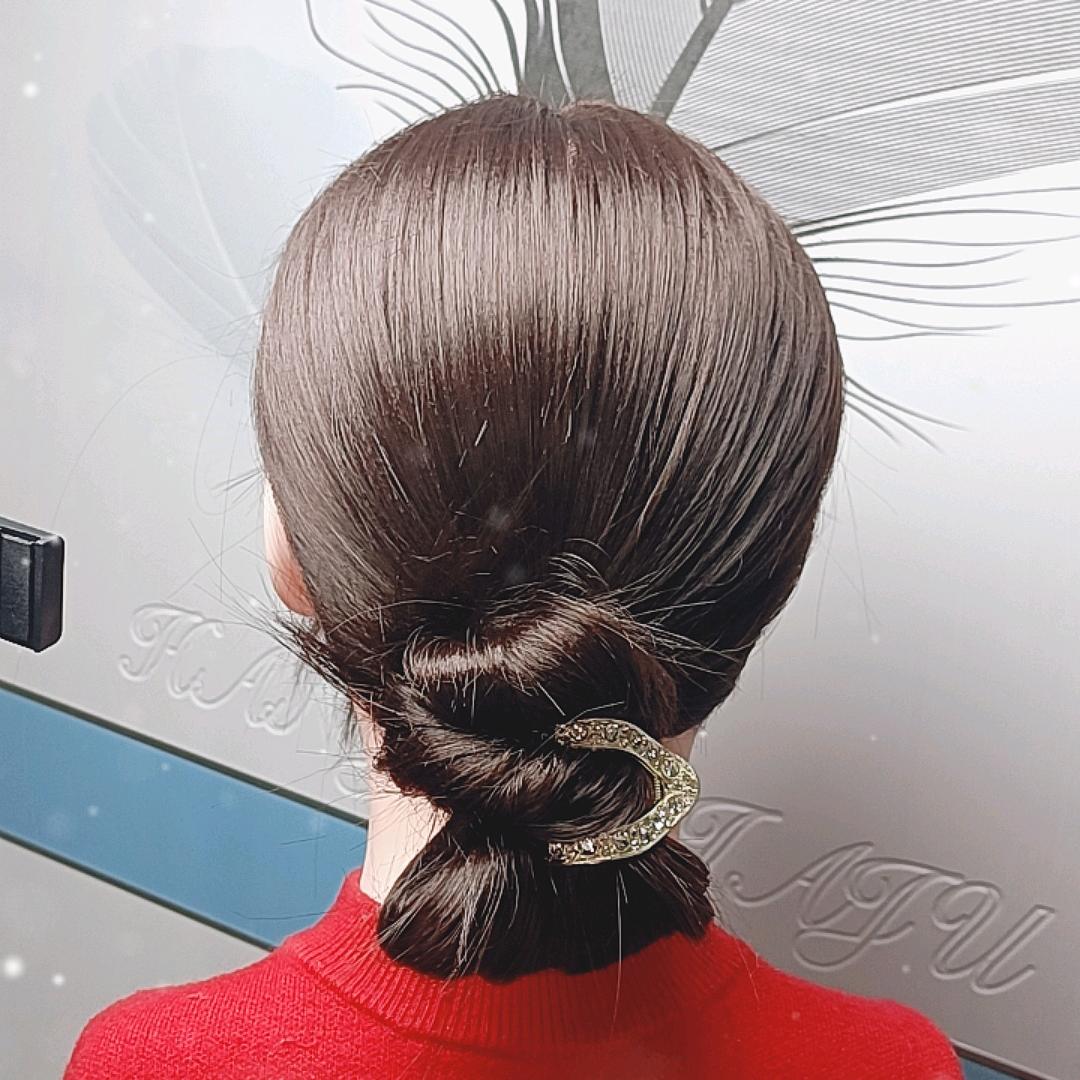三三编发盘发打卡