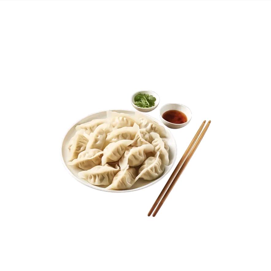 桃里苦猪肉鲜饺