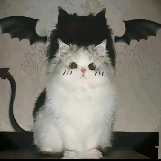 猫咪打翻月亮水/.雪花&