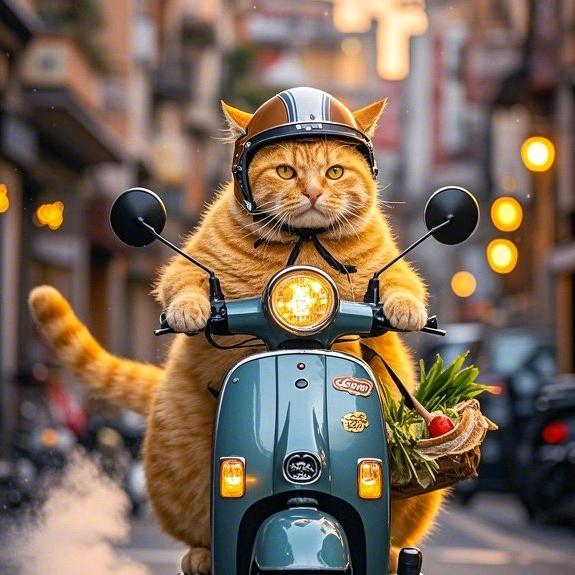 宠物猫师傅很聪明
