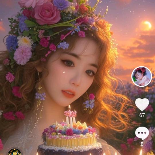 ٩(๛ ˘ 🍃🌺🐰💞˘真真💖)