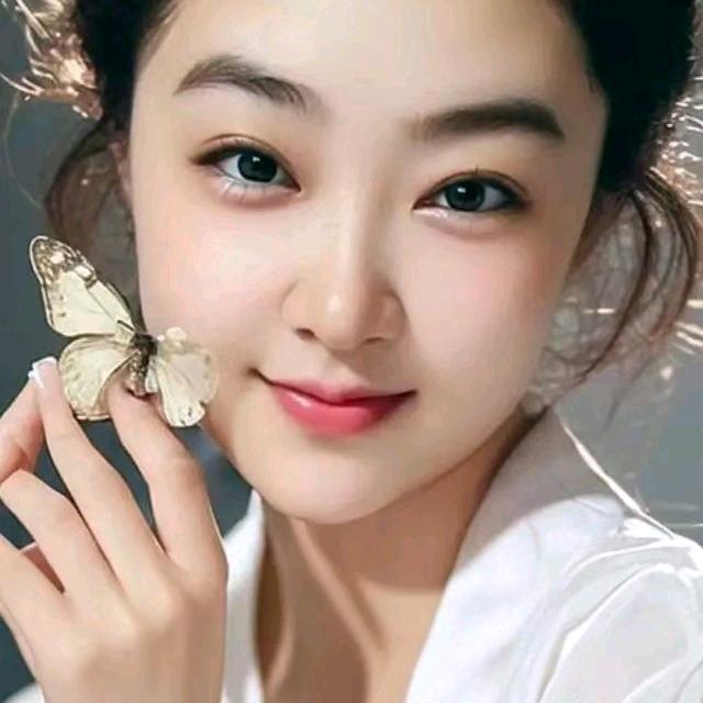 蓝色的百褶裙