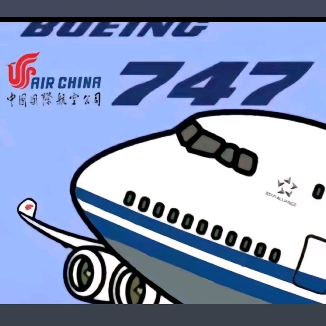 一架国航的 747F400 B-2445