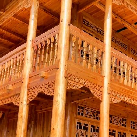 贵州云锦杉木建筑