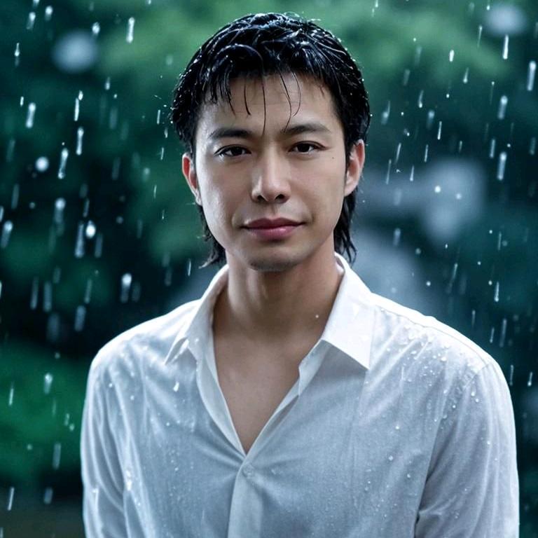 雨中漫步涛