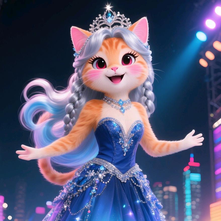 橘猫舞蹈秀