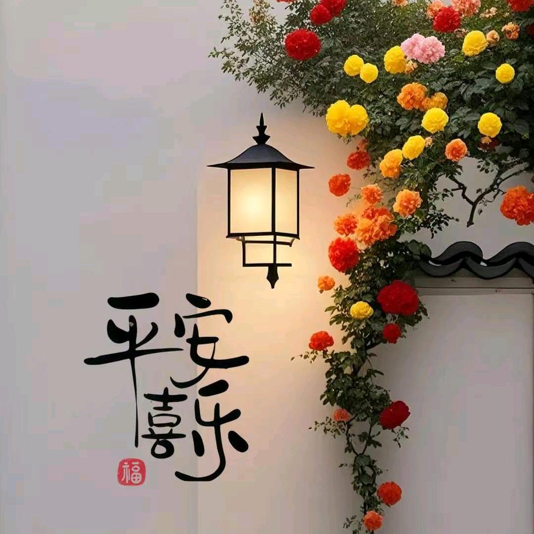路灯下的等待