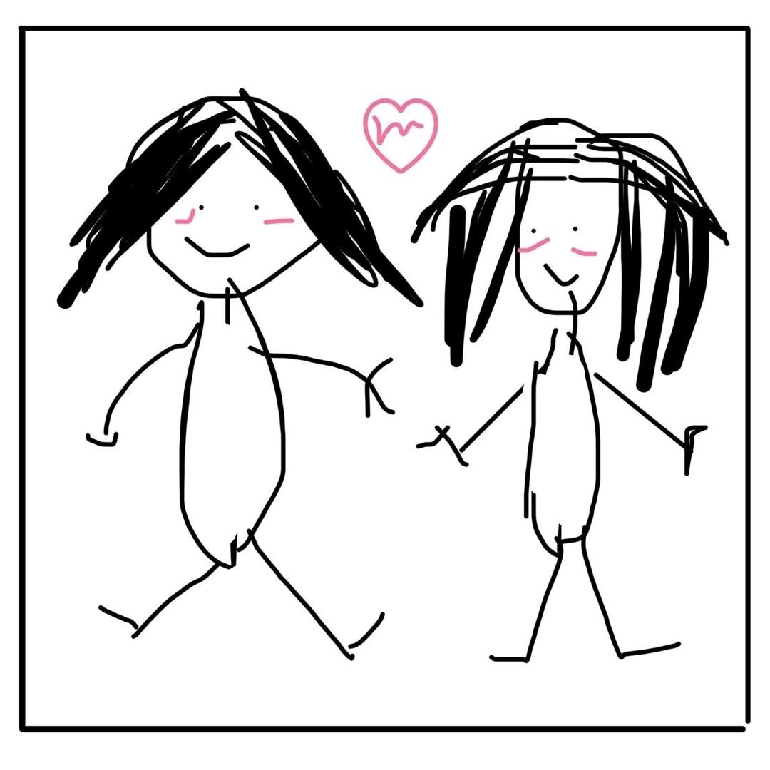 大头和二丫(胖瘦姐妹）