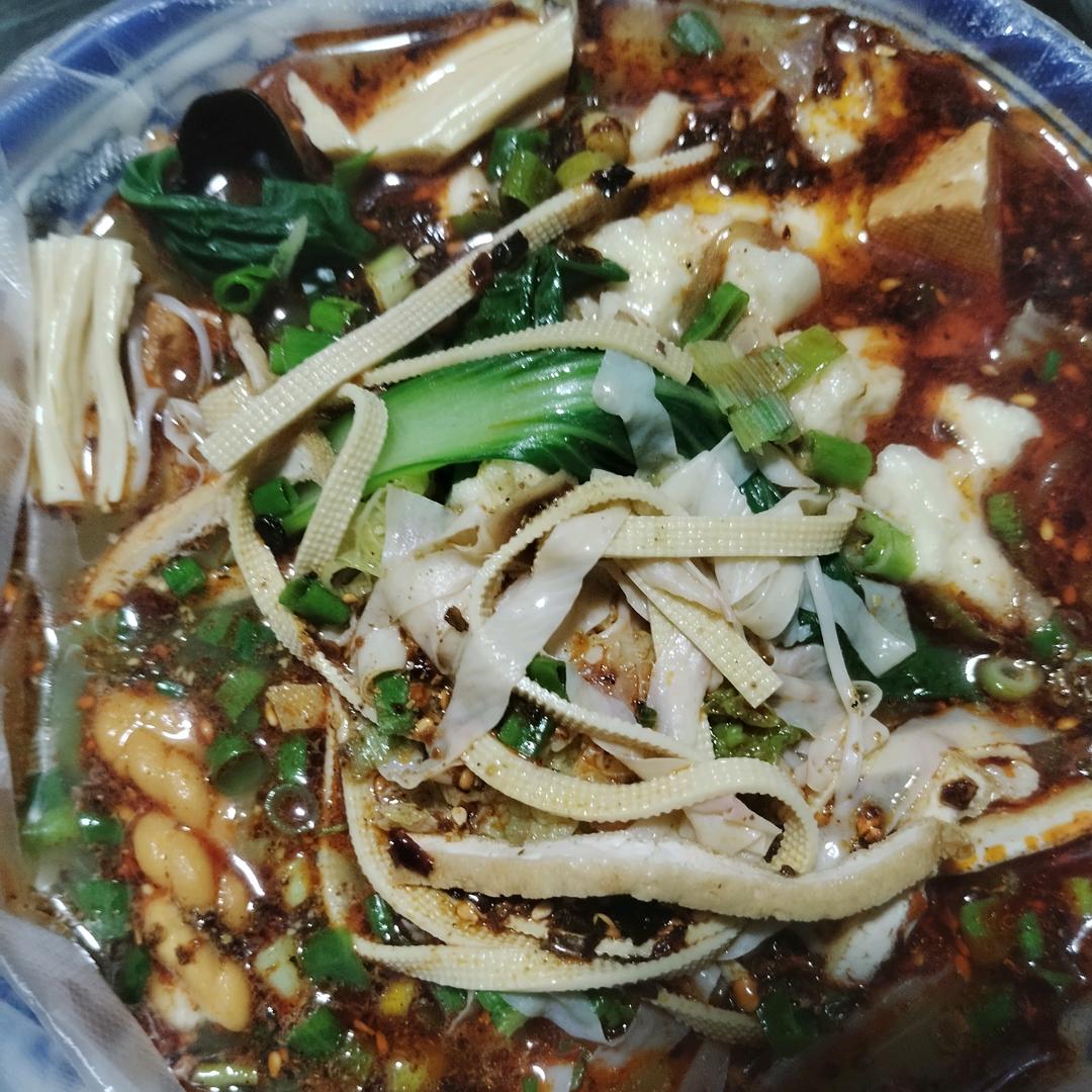 豆腐烩菜泡馍