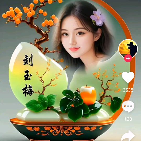 给你晴甜般的微笑