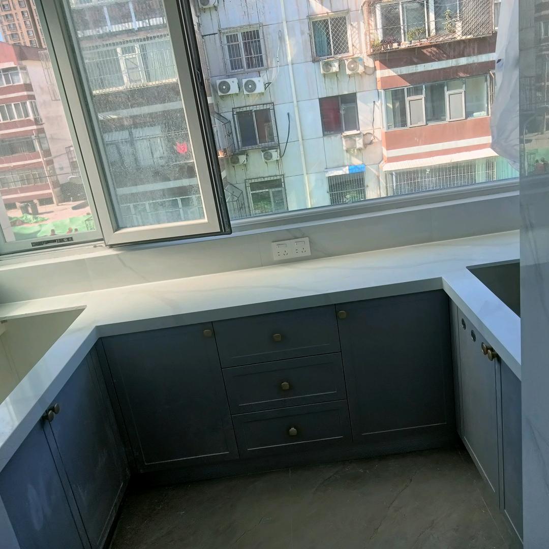 整体橱柜石英石台面