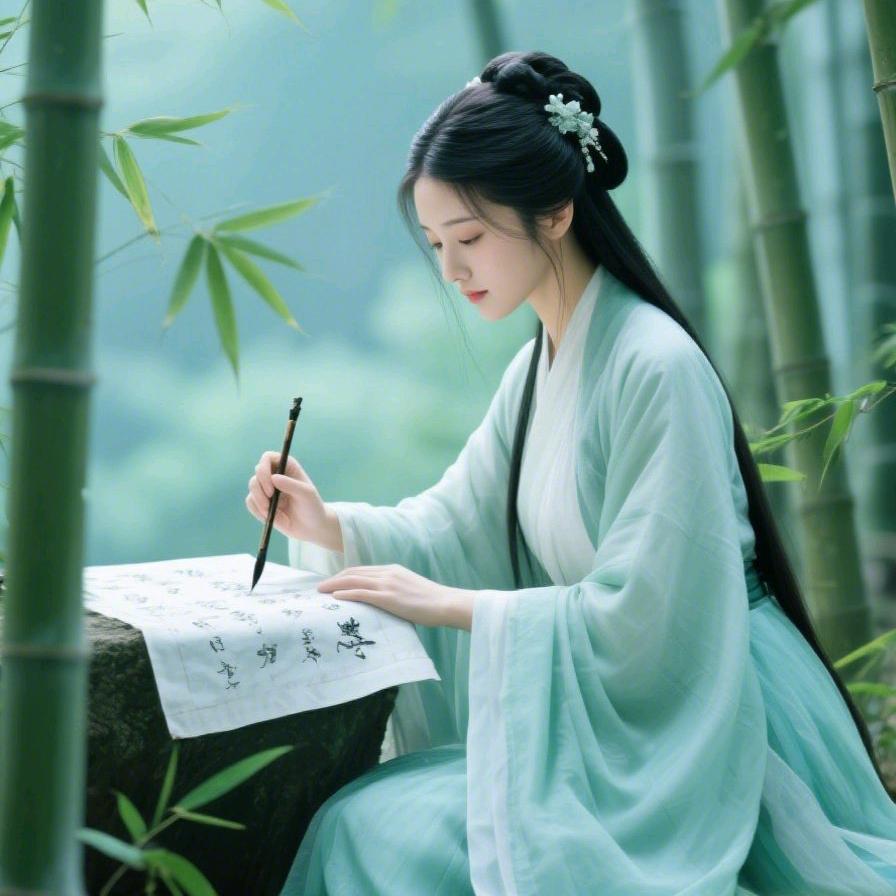 竹林聽風（柳公權書法教学）