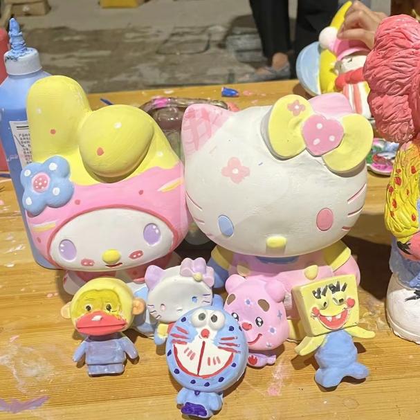 诚信批发石膏白坯娃娃