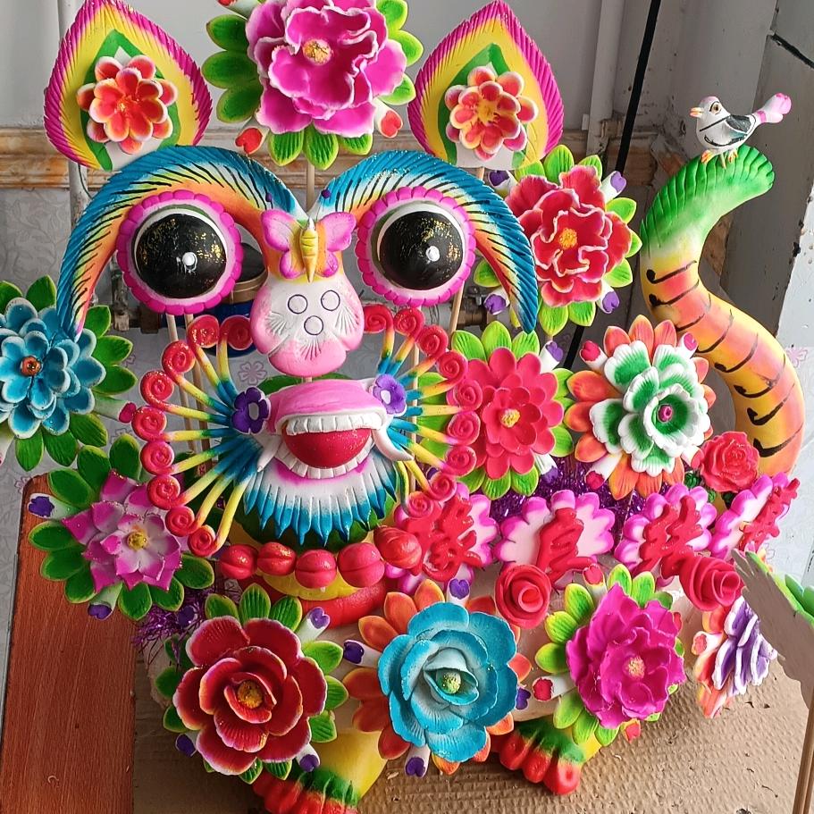 ，灵珠花馍
