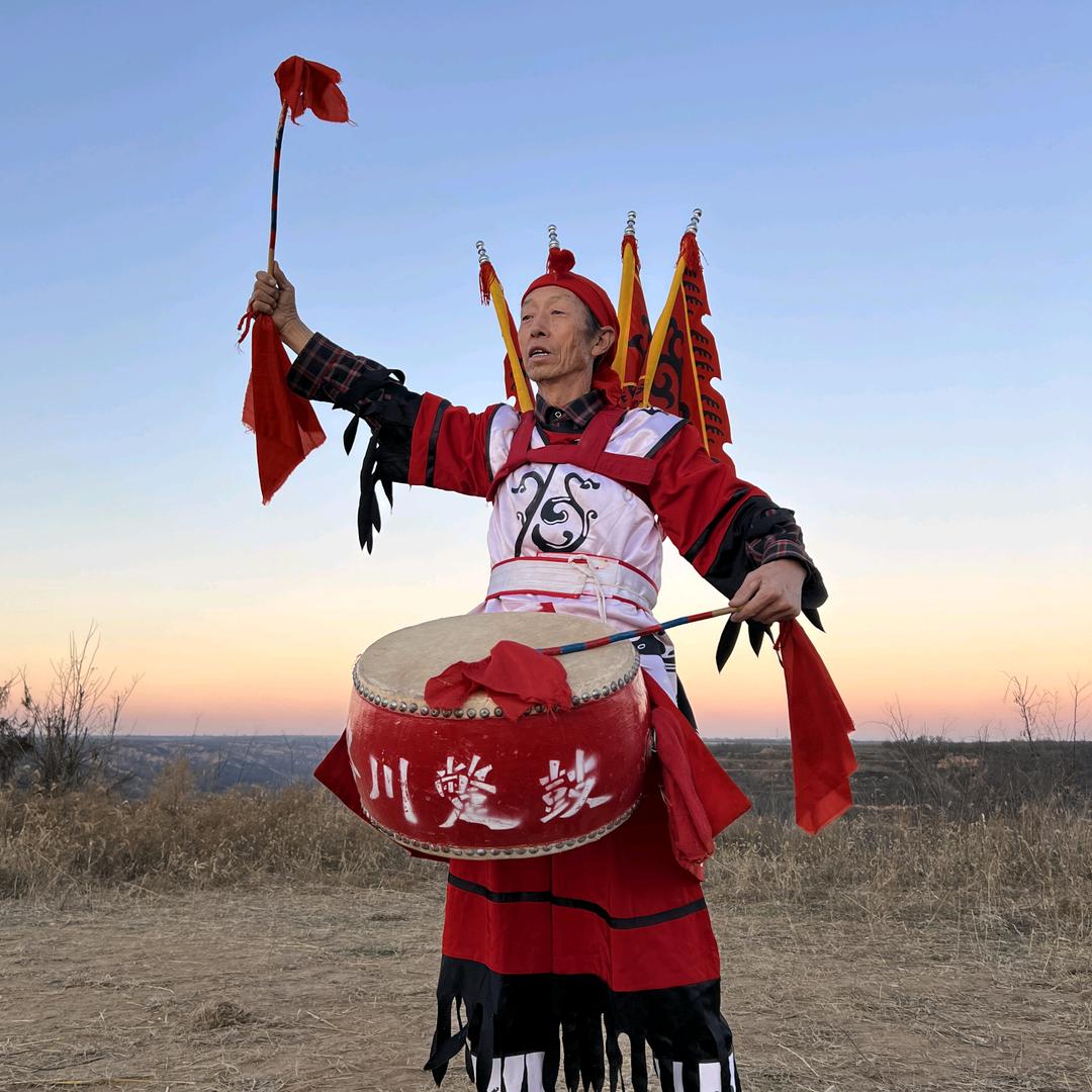 延安洛川蹩鼓张万玖