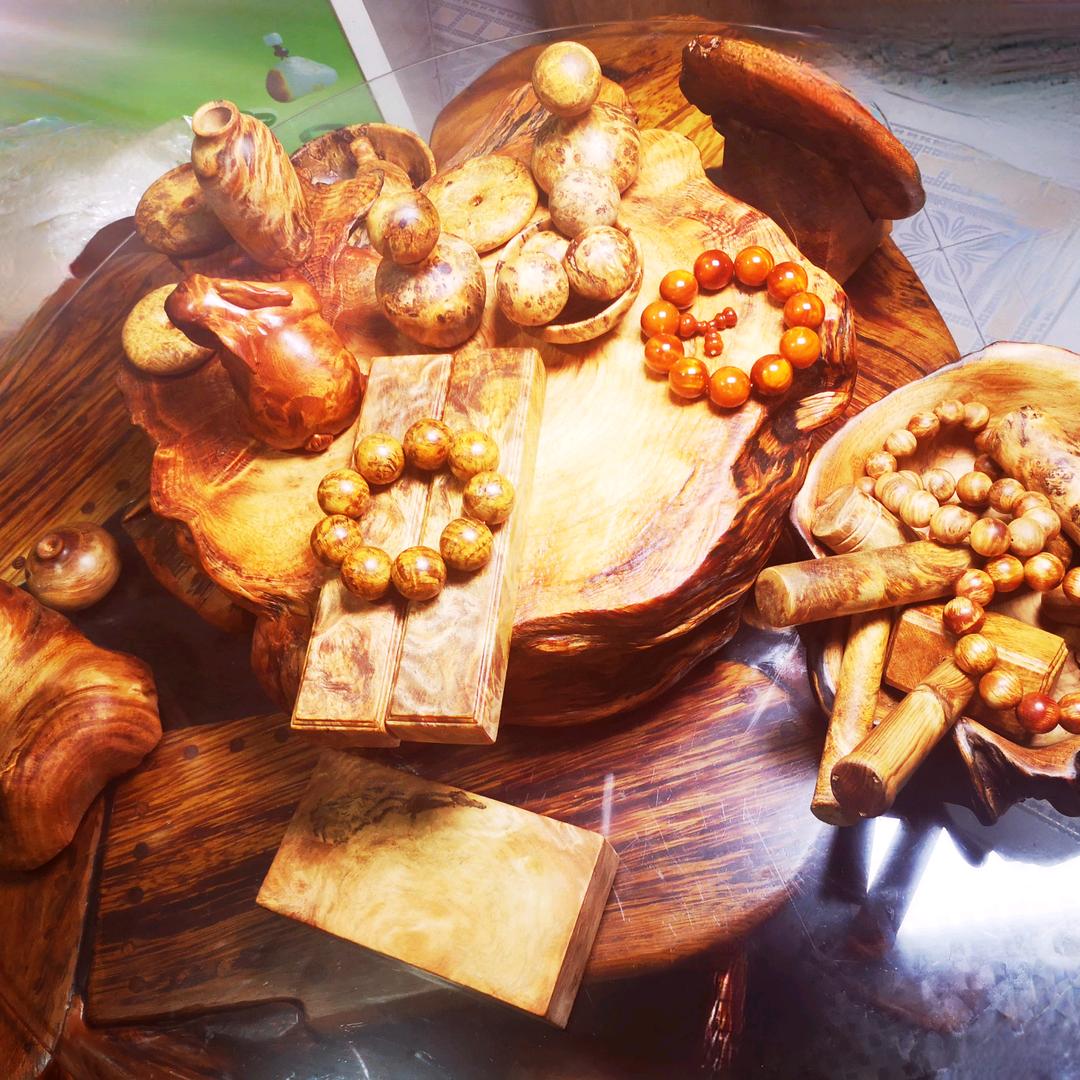 东北松明工艺品