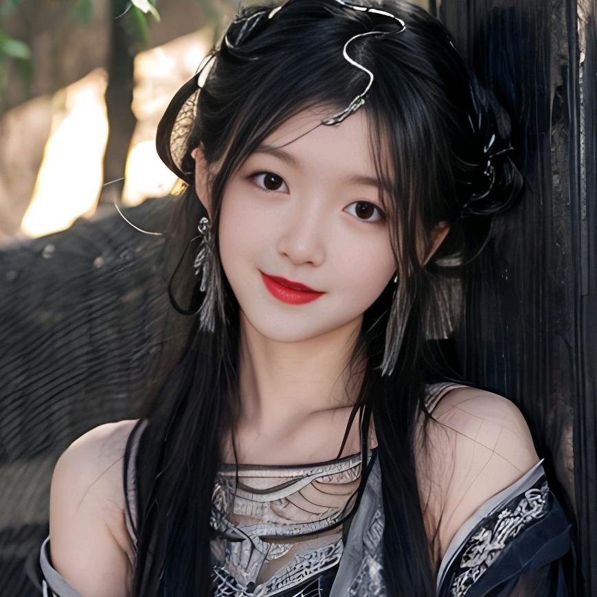 小美女幸福平,平安开心欢乐就好"