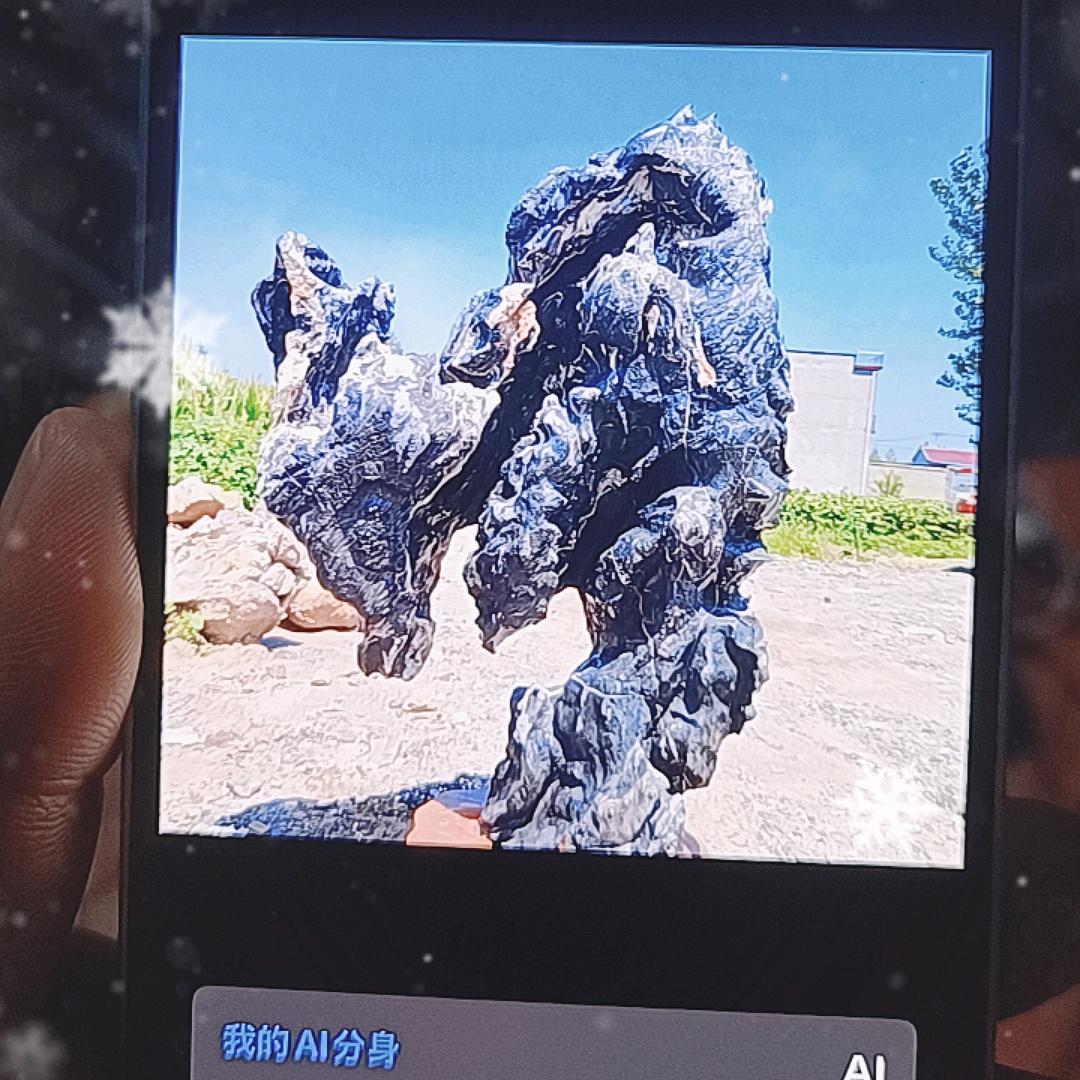 白马纹石新会奇石2