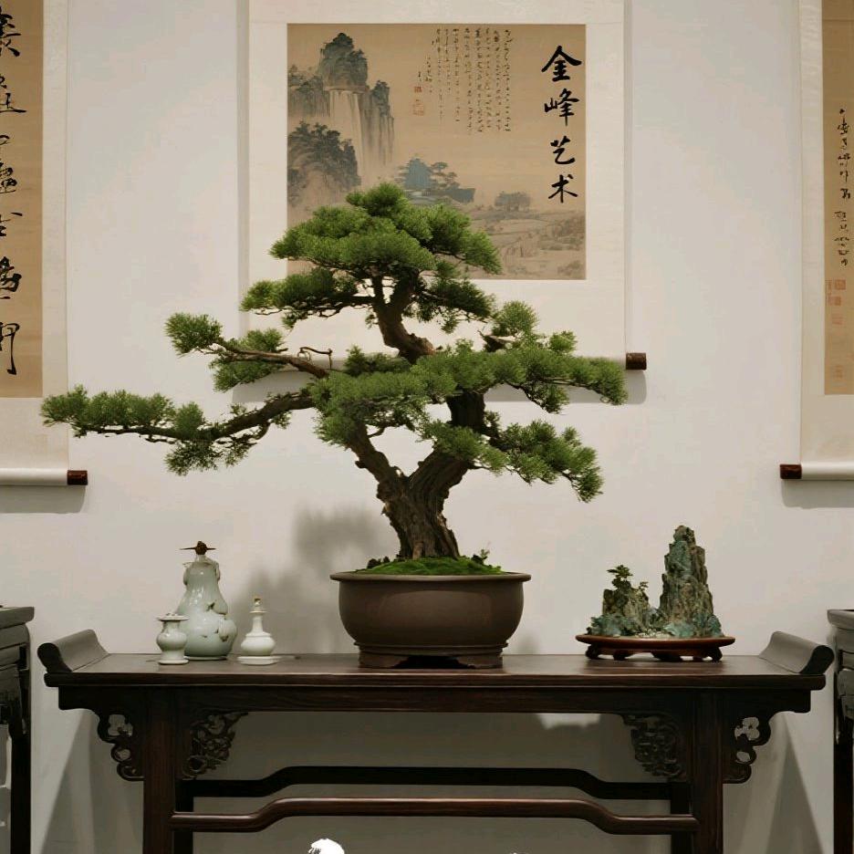 咬金的手工（仿真盆景与假山）
