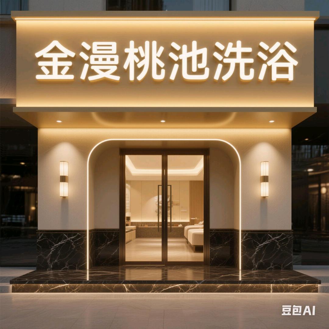 金漫桃池洗浴