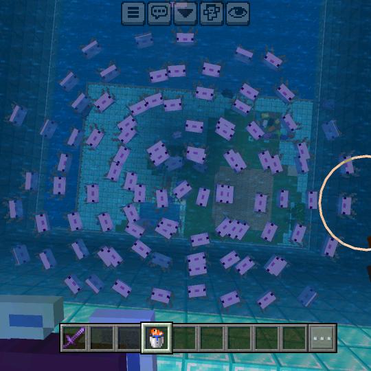 蓝色美西螈（加我MC好友）