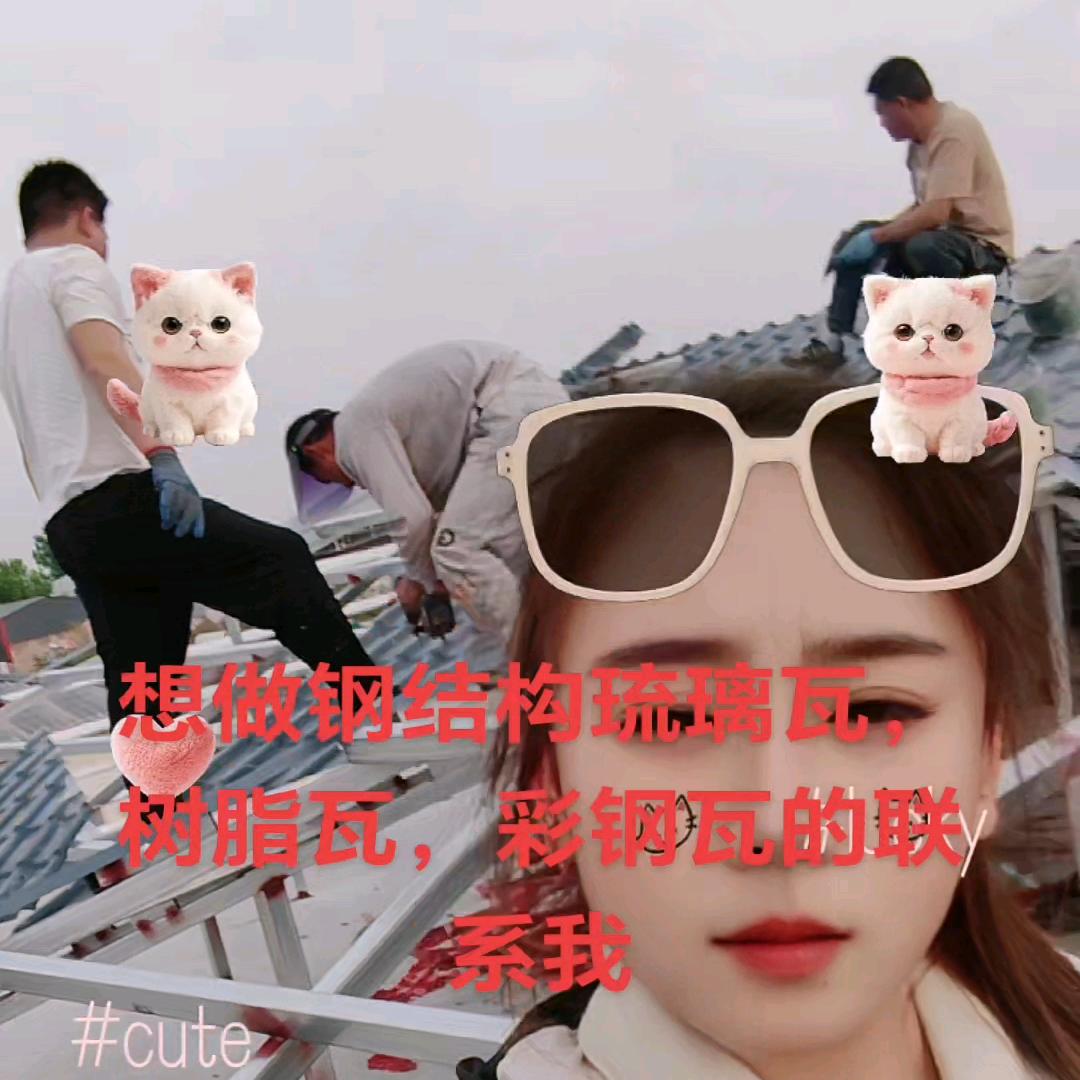 老房翻新，钢结构琉璃瓦