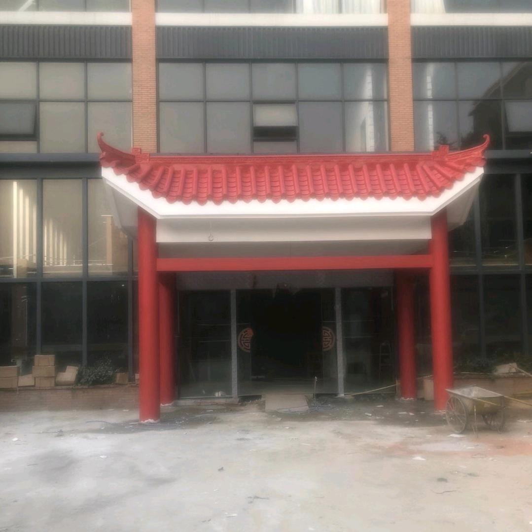 仿古建筑，盖瓦团队