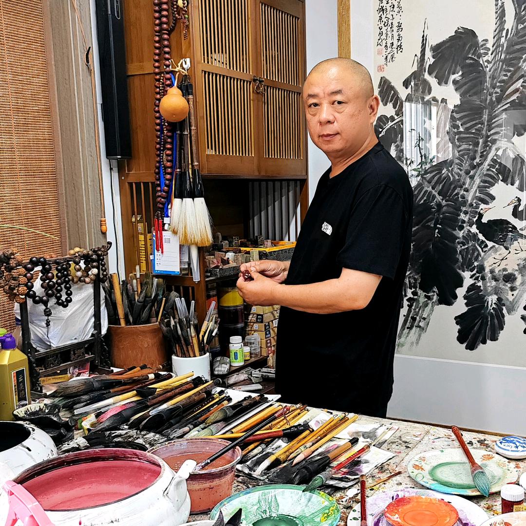 徐焕春写意花鸟画