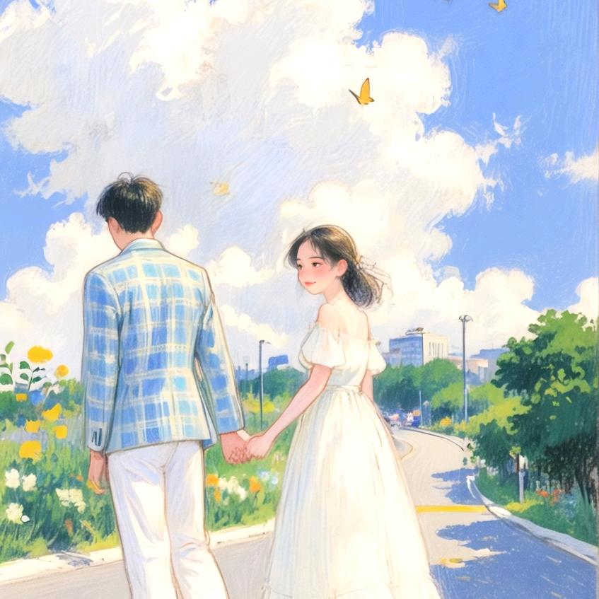 黑白黑的蒲公英