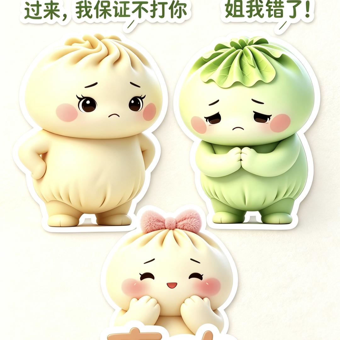 包包三姐弟头像