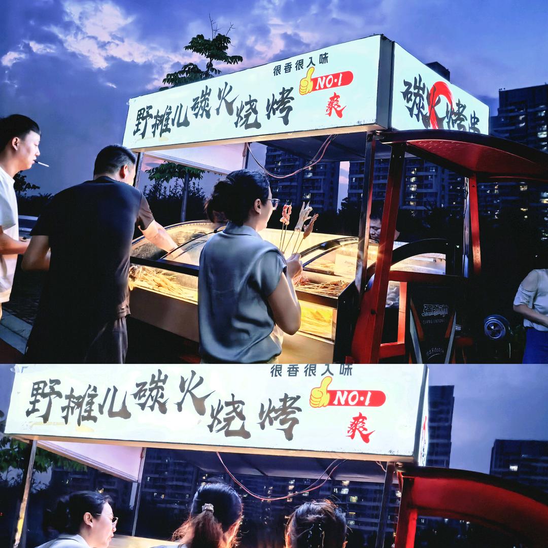 野摊儿烧烤～黄家湖西路与范家路交叉口