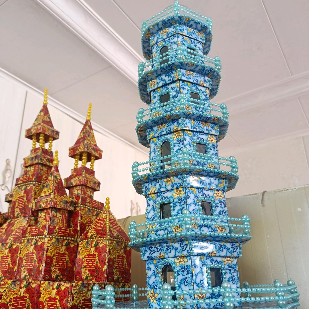 凤凰纸牌手工艺原创作品展示