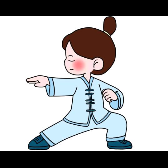 深蓝色古法锻炼