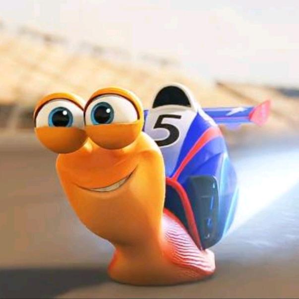 迎风奔跑的蜗牛