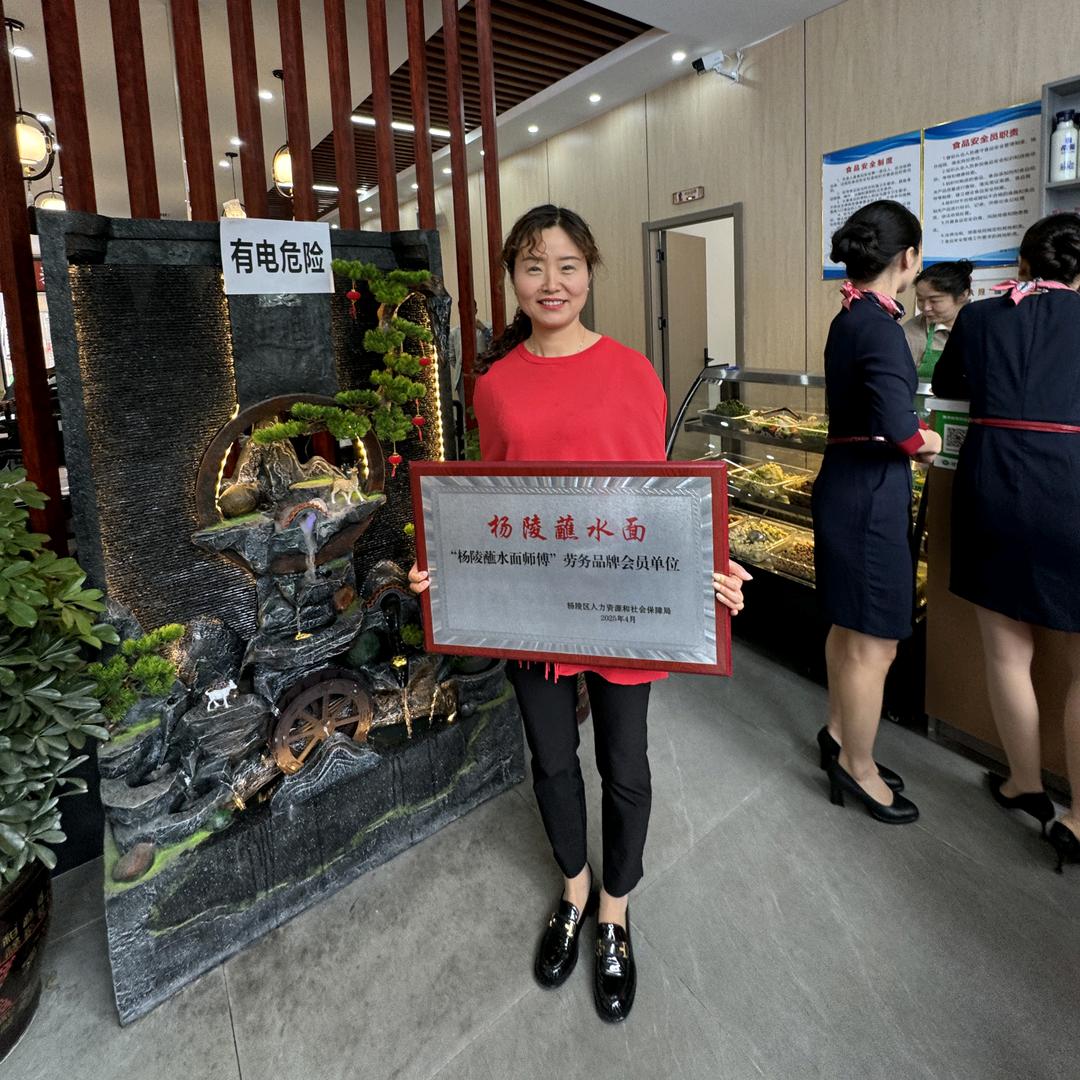 杨凌鼎泰坊野菜蘸水面老板娘