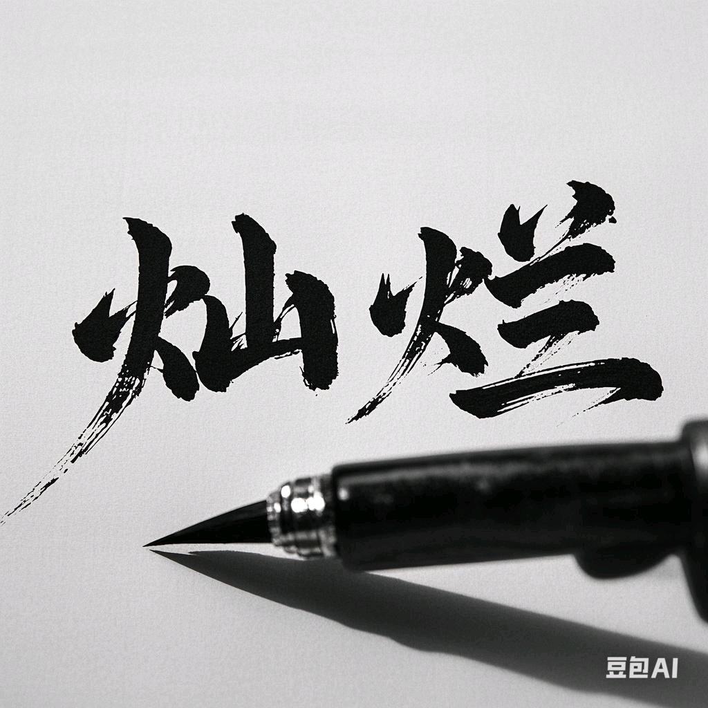 灿烂手写