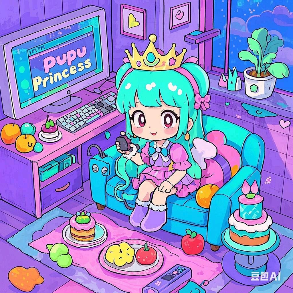 噗噗公主别打游戏啦🎮