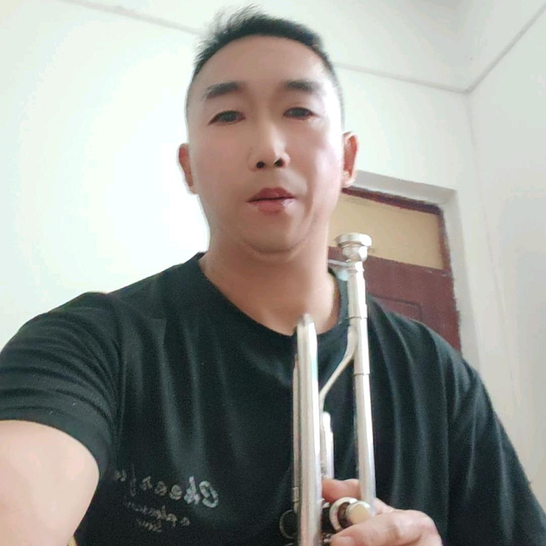 管乐，小号，爱好者，胡先生