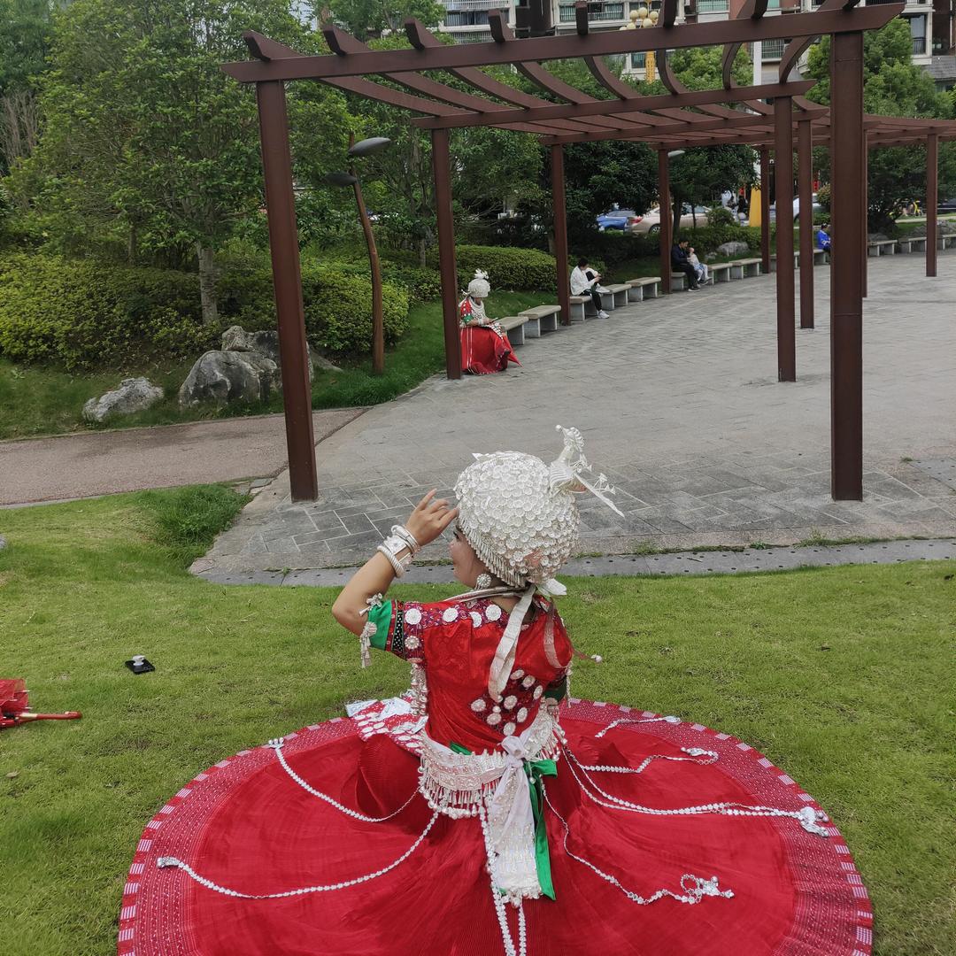 苗岭小燕子盛装纯手工刺绣访