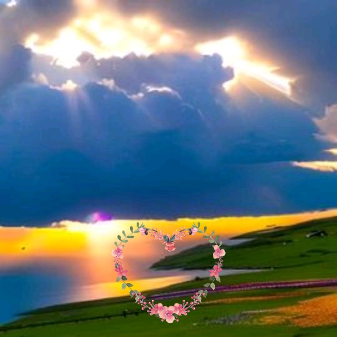 微笑，抬头看阳光