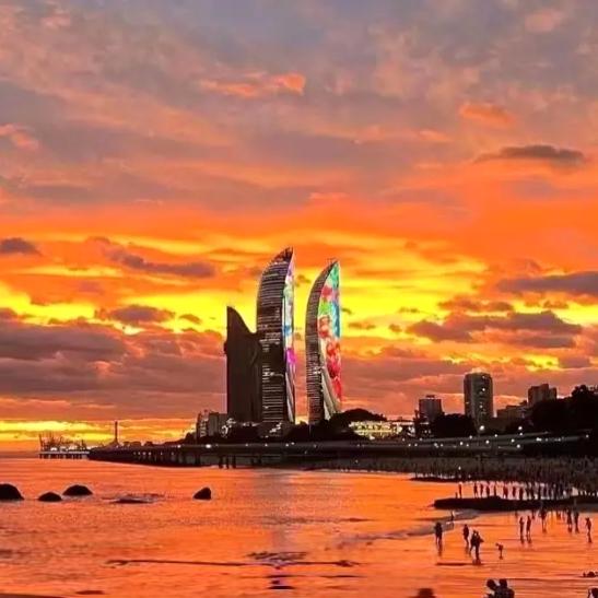 海边🌊骑行🚴‍♀️赏日出🌄