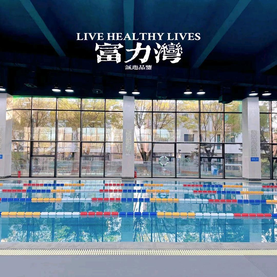 富力湾鲲鲨游泳