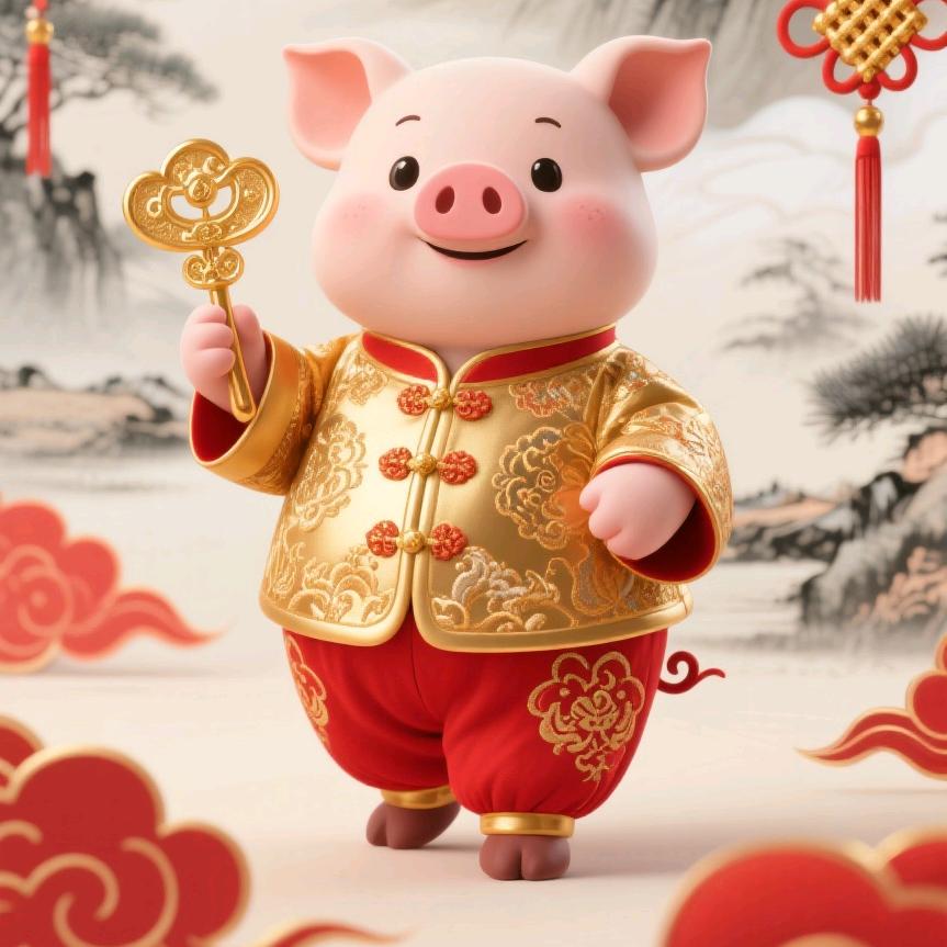 金猪纳福呈祥