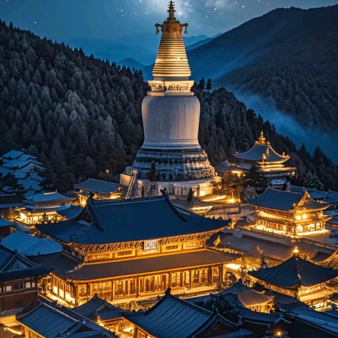 五台山、燃灯