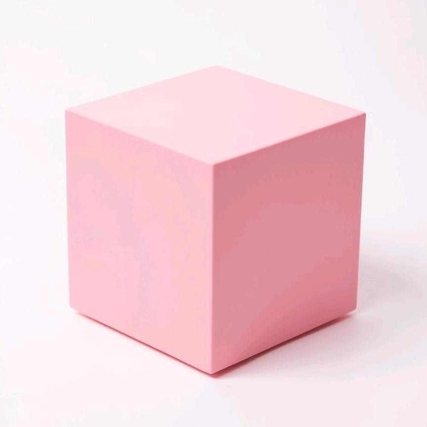 粉红色的小方块