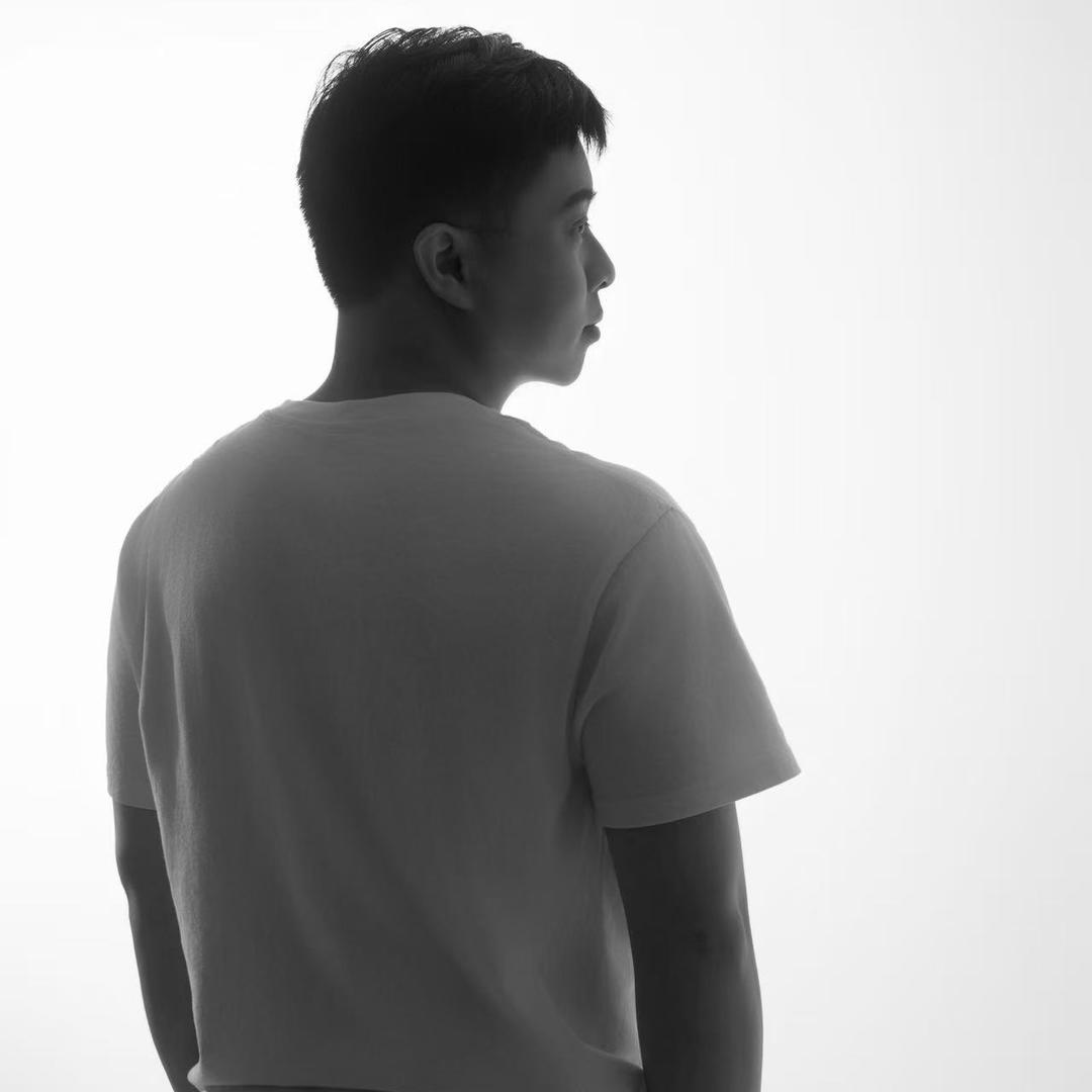 太阳躲在树的后面