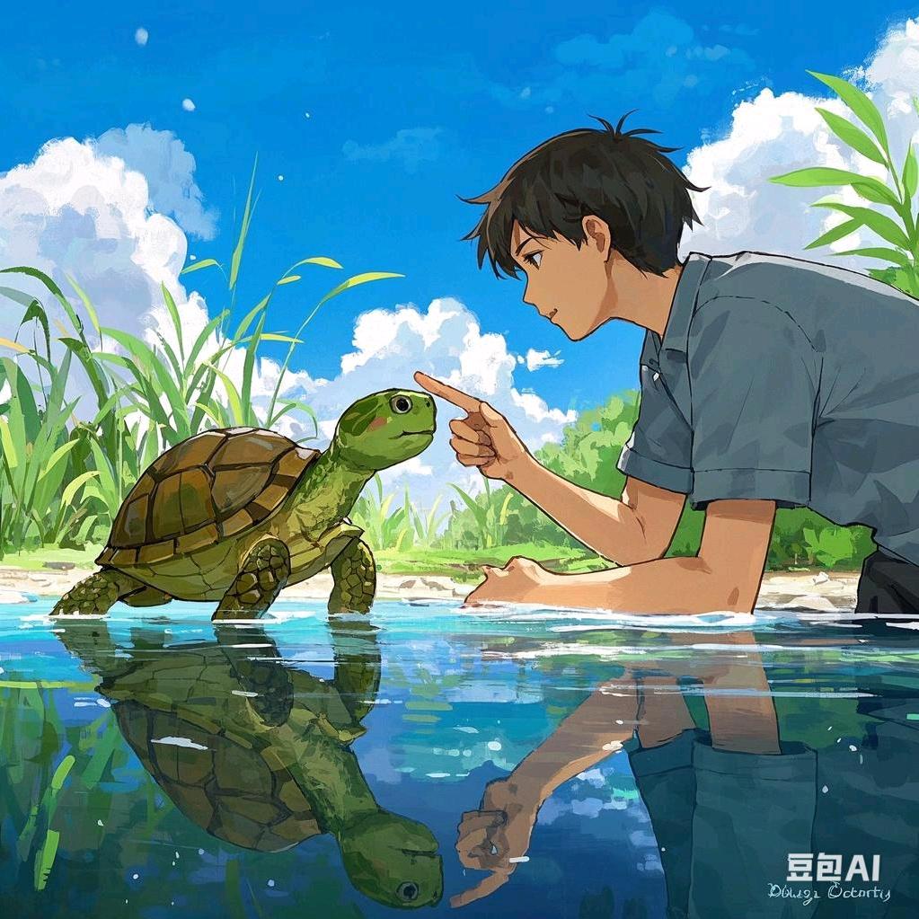 少年与龟