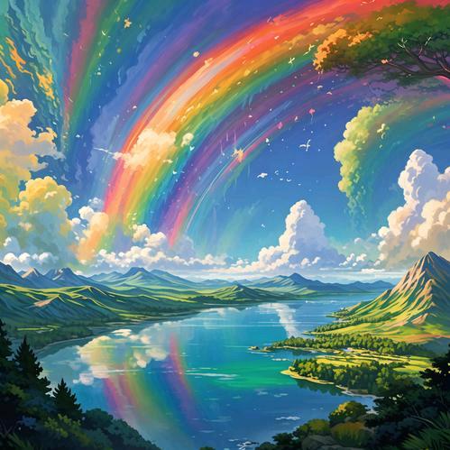 细雨停☆彩虹显