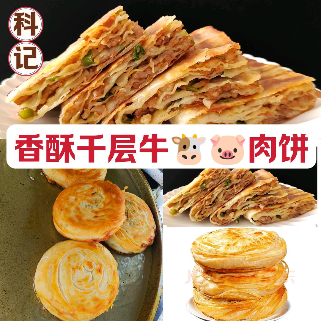 益阳科记香酥千层肉饼